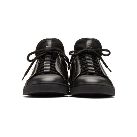 fendi black knit bag bugs sneakers